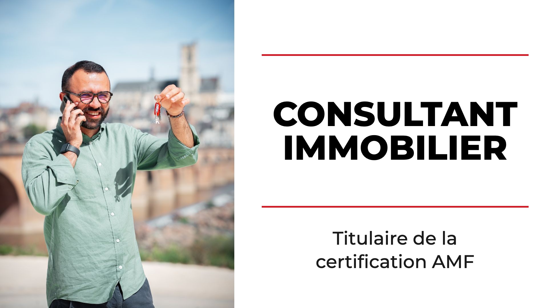 Delil Torgursul, consultant immobilier, titulaire de la certification AMF